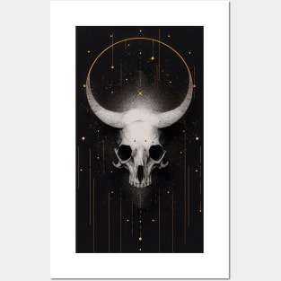 Bull Skull Posters and Art